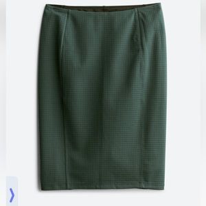 Liverpool Stitch Fix Knit Green Textured Pencil Skirt size 10